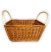 Natural, peeled large economic basket in several sizes