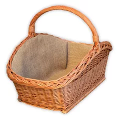 Kandalló kosár béléssel 57x40x27(40)cm 