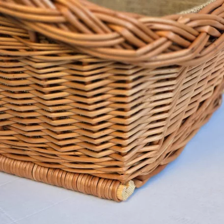 Kandalló kosár béléssel 57x40x27(40)cm 