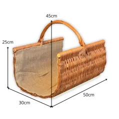 Kandalló kosár több méretben béléssl