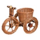 Weidenfahrrad-Blumentopf in verschiedenen Größen (natur) 