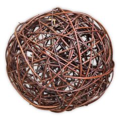 Decorative wicker globe in several sizes