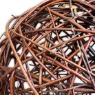 Decorative wicker globe in several sizes