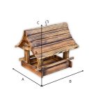 Vogeldach in verschiedenen Größen