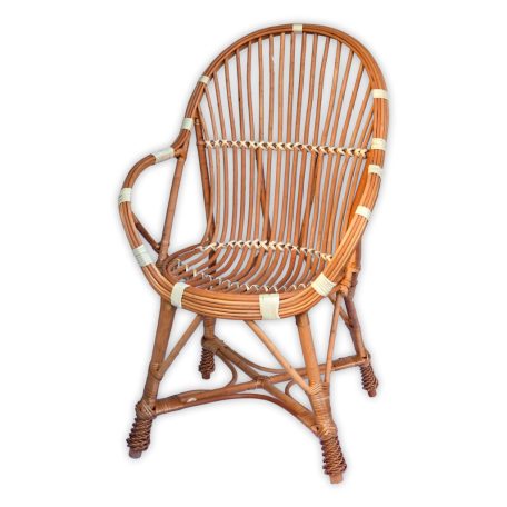 Sessel aus Korbgeflecht