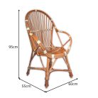 Sessel aus Korbgeflecht