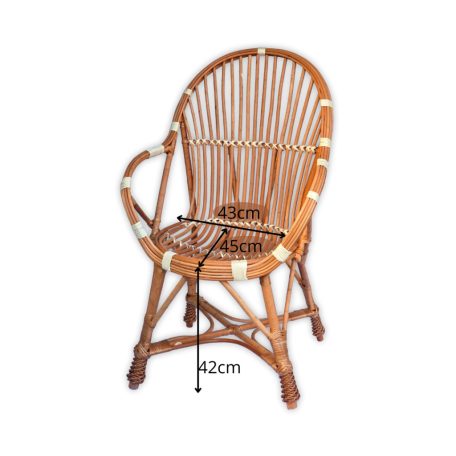 Sessel aus Korbgeflecht