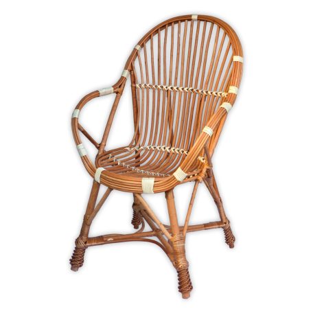 Sessel aus Korbgeflecht
