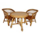 Wicker seating set for children