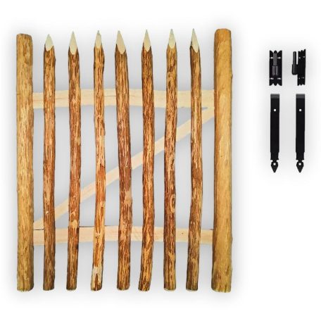 Mogyorófa kiskapu több méretben (vasalattal)