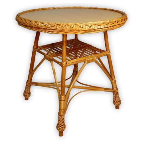 Wicker round table in several sizes
