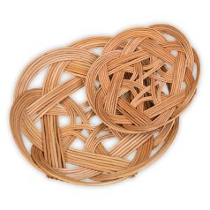 Fonott "tányér" tálca több méretben