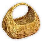 Wicker shopping handbag 40x24x16(37)cm