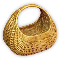 Wicker shopping handbag 40x24x16(37)cm