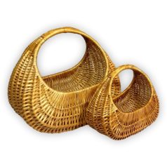 Wicker shopping handbag 40x24x16(37)cm