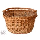 Fahrradkorb aus Weide S 36x28x22 cm
