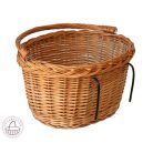 Fahrradkorb aus Weide S 36x28x22 cm