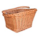 Natürlicher quadratischer Fahrradkorb in verschiedenen Größen