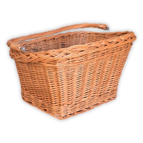 Natürlicher quadratischer Fahrradkorb in verschiedenen Größen