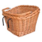 Natürlicher quadratischer Fahrradkorb in verschiedenen Größen