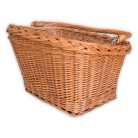 Natürlicher quadratischer Fahrradkorb in verschiedenen Größen