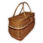 Shopping basket with lid 40x20x25(44)cm