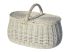 White picnic basket 52x34x26(40)cm