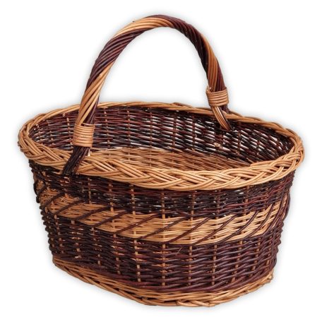 Extra large shopping basket 50x40x25(43) cm