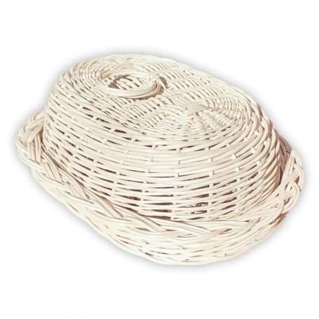 White bread basket 38x26x11cm