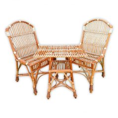 Set of chairs with cane
