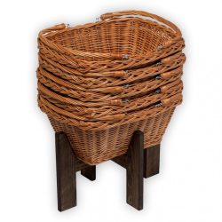 Shopping basket holder in several sizes