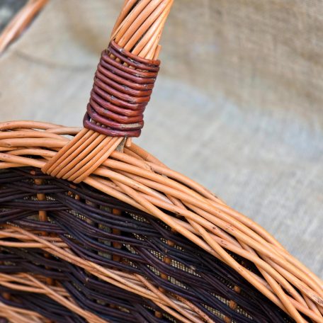 Kandalló kosár béléssel 70x40x30(45)cm