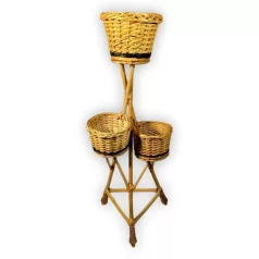 Wicker flower stand (3-4-5 planters)
