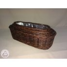 Fonott vessző balkonláda több méretben