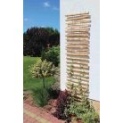 Haselnussholz Kleinzaun, Beeteinfassung 35x500cm (7-8cm Abstand)