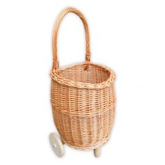 Kids shopping trolley in several colours (natural and white)