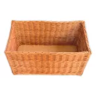 Nagy méretű fa aljú tároló 64x35x38cm