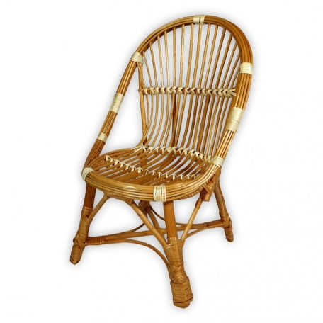 Wicker rattan armchair for children
