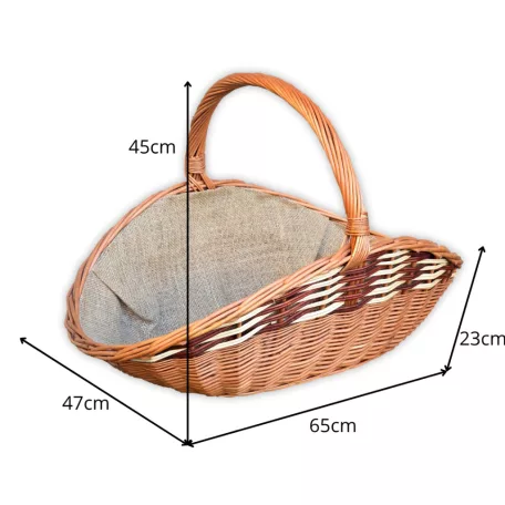 Kandalló kosár több méretben béléssel