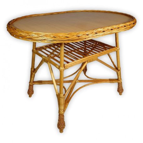 Fonott ovális asztal több méretben