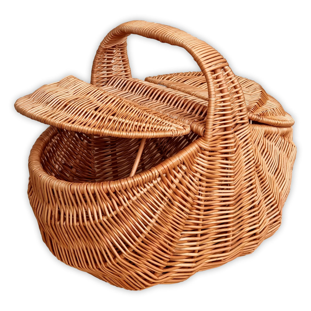 Piknik kosár 48x32x21(40)cm - Kosárfutár