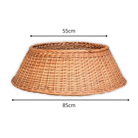 Óriás karácsonyfa talp takaró, Natúr 55/85x26cm