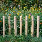 Mogyorófa kiskerítés, ágyásszegély 50x500cm (7-8cm köz)