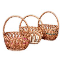 Oval children's basket 19x14x9(18)cm