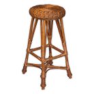 Rattan bárszék 75x35cm