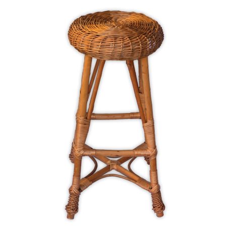 Rattan bárszék 75x35cm