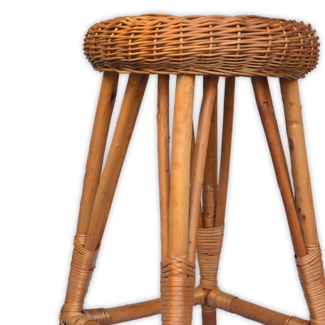 Rattan bárszék 75x35cm