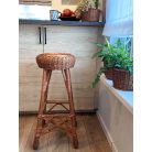 Rattan bárszék 75x35cm
