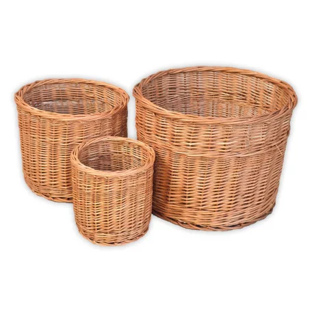 Fonott virágkaspó több méretben, 18-42cm