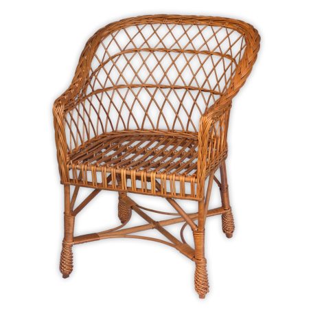 Fonott rattan fotel